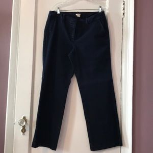 J. Crew stretch trouser jeans. Size 12. Wide leg.